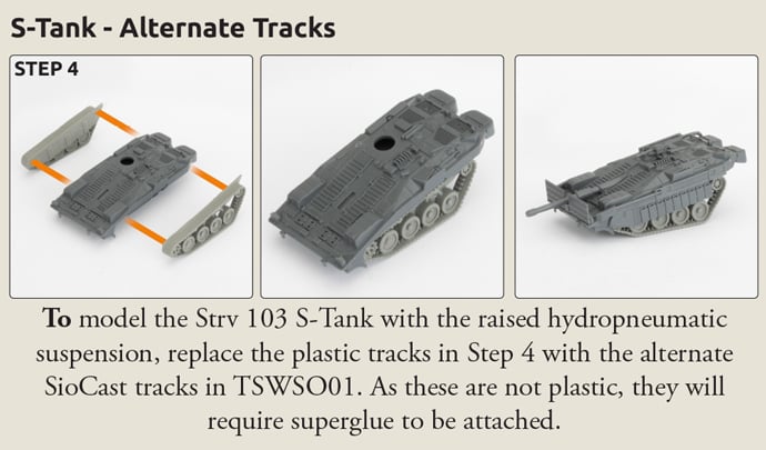 S-Tank Tracks (x1)