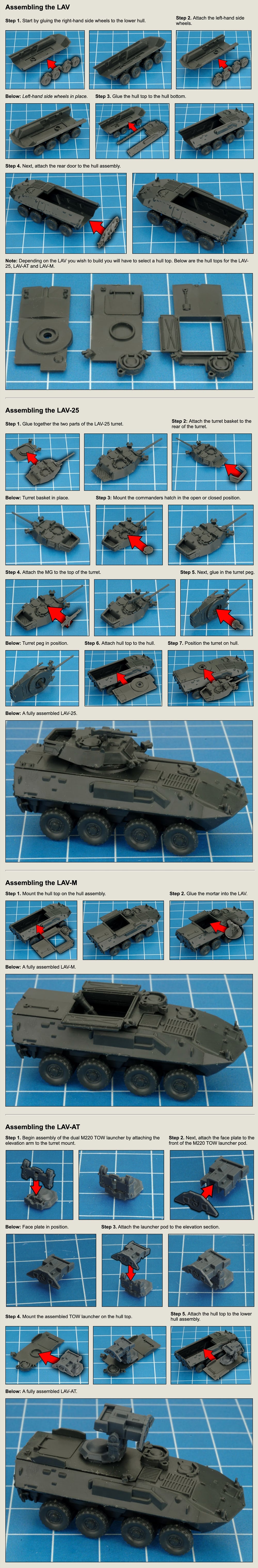 LAV Platoon (WWIII x5 Tanks Plastic)