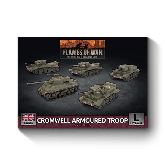 Cromwell Armoured Troop (Plastic)(x5 Tanks Plastic)