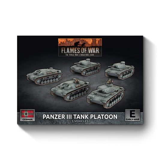 Panzer III/StuG III A Platoon (x5 Plastic)