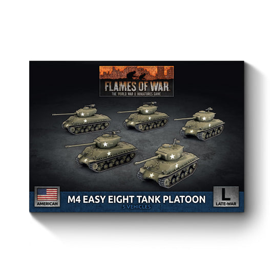 M4 Easy Eight (76mm) Platoon (x5 Plastic)
