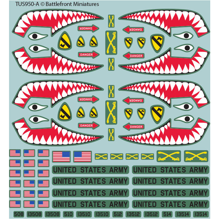 American Decal Set (WWIII x4 Sheets)