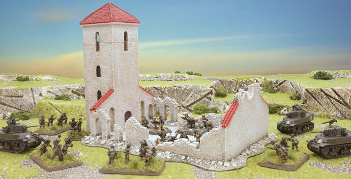 Mediterranean Ruined Monastery