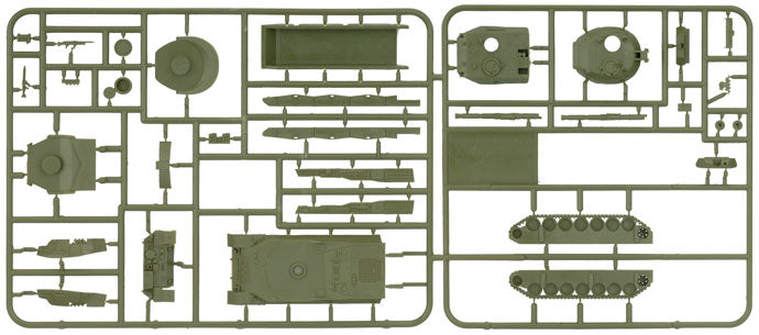 NATO Leopard 1 Tank Platoon (x5 Plastic)
