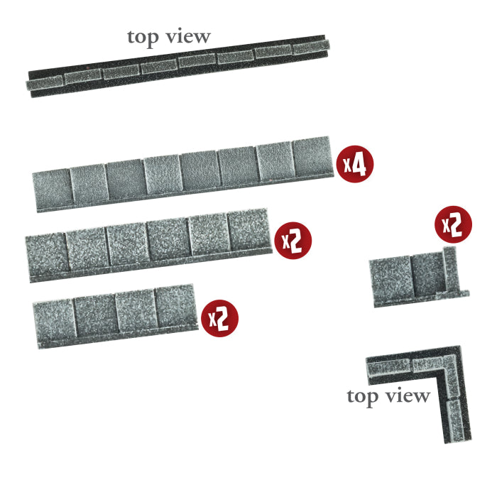 Modern: Concrete Walls (x10)