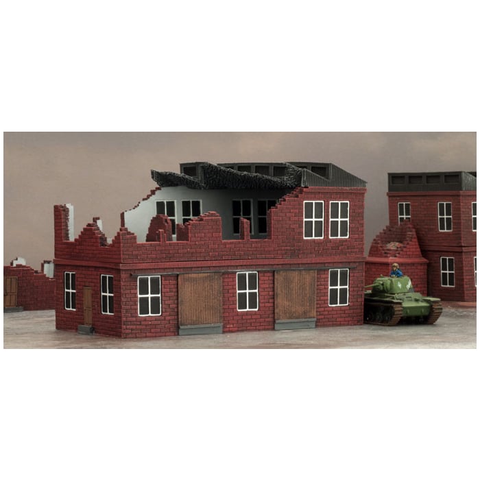 Ruined European Brick Factory