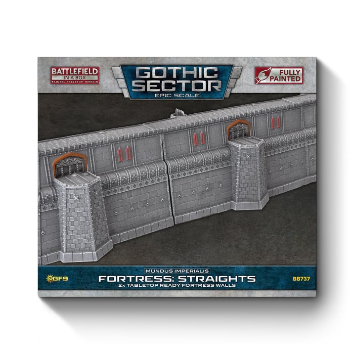 Mundus Imperialis - Fortress Straights (x2)