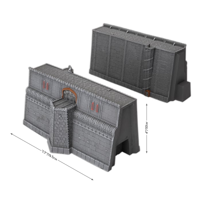Mundus Imperialis - Fortress Straights (x2)