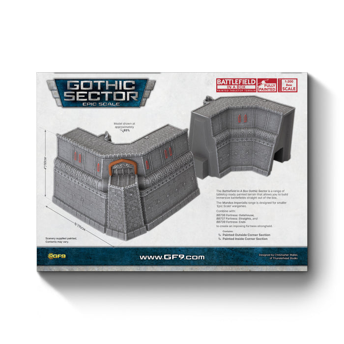 Mundus Imperialis - Fortress Corners (x2)