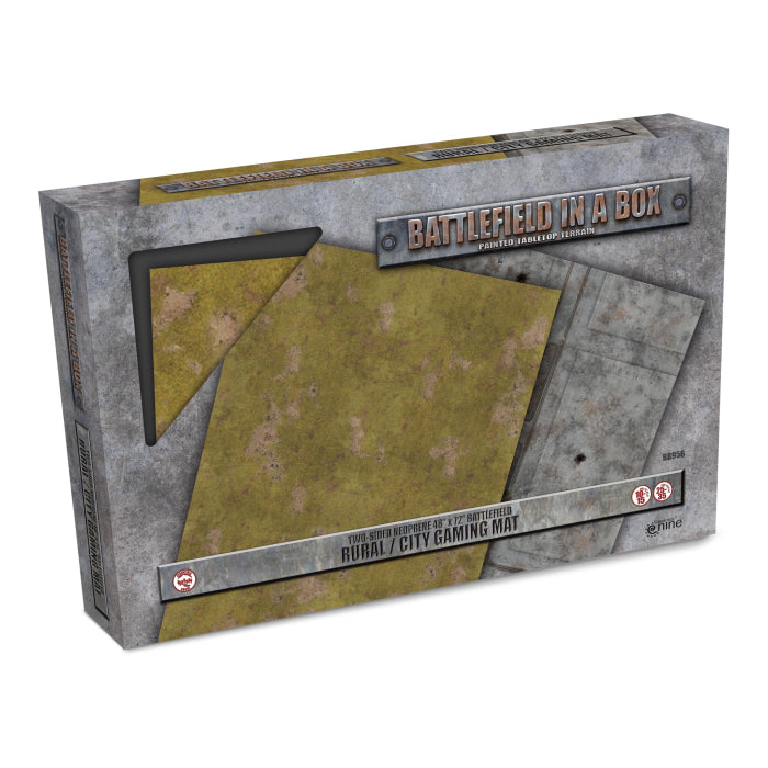 Gaming Mat - Brown/City