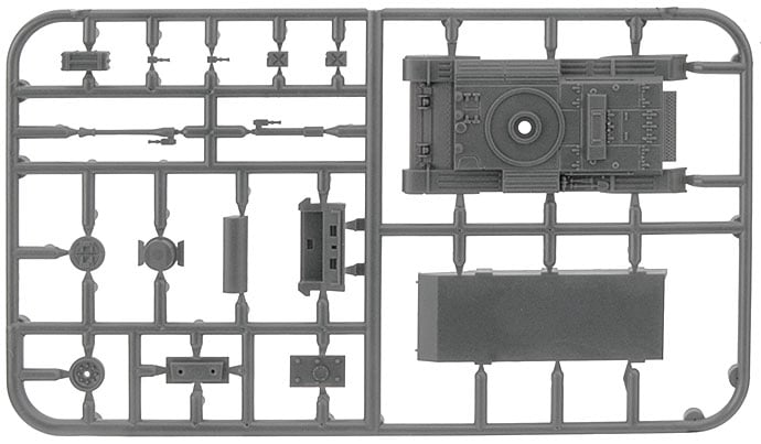 Cromwell Armoured Troop (Plastic)(x5 Tanks Plastic)