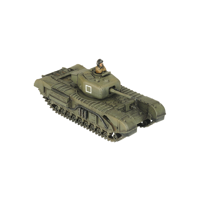 Churchill Armoured Troop (Plastic)(x3 Tanks Plastic)