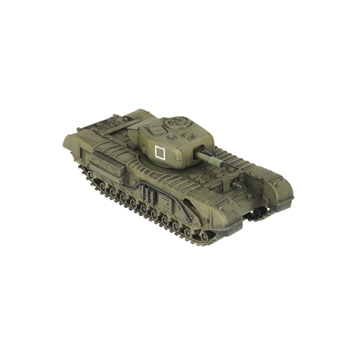 Churchill Armoured Troop (Plastic)(x3 Tanks Plastic)