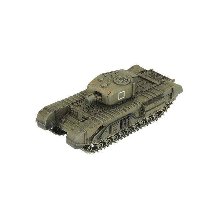 Churchill Armoured Troop (Plastic)(x3 Tanks Plastic)