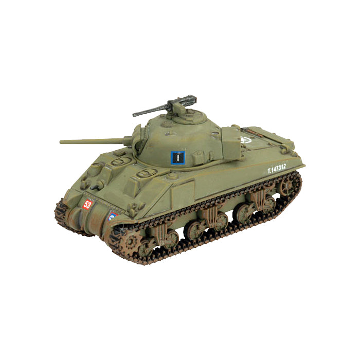 Sherman Armoured Troop (Plastic)(x5 Tanks Plastic)