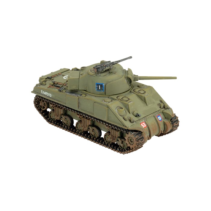 Sherman Armoured Troop (Plastic)(x5 Tanks Plastic)