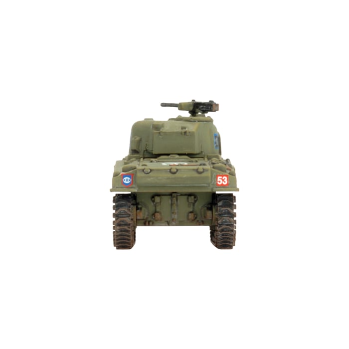 Sherman Armoured Troop (Plastic)(x5 Tanks Plastic)
