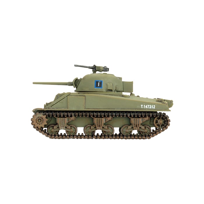 Sherman Armoured Troop (Plastic)(x5 Tanks Plastic)