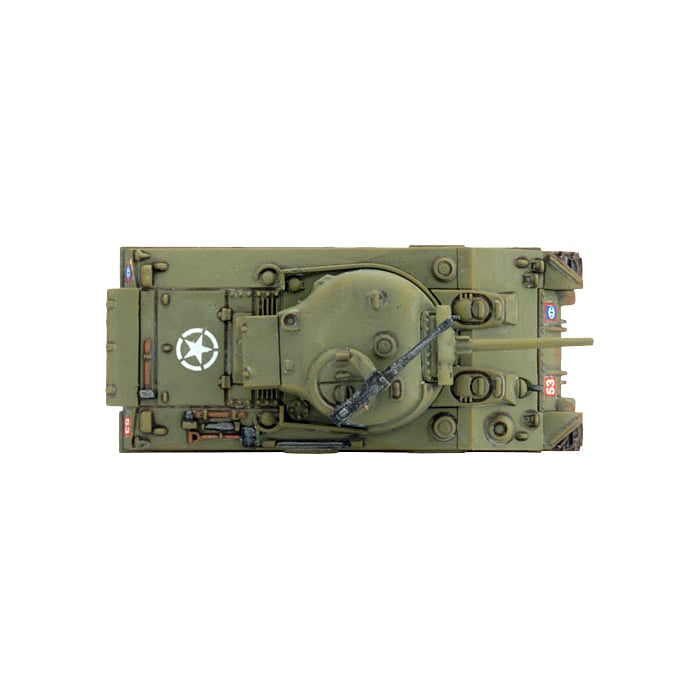 Sherman Armoured Troop (Plastic)(x5 Tanks Plastic)