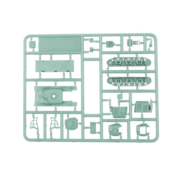 H35 / H39 Hotchkiss Tank Platoon (x5 Plastic)
