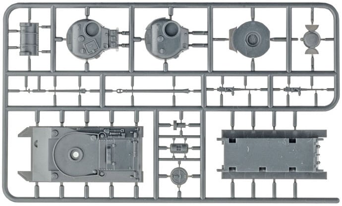 Cromwell Armoured Troop (Plastic)(x5 Tanks Plastic)