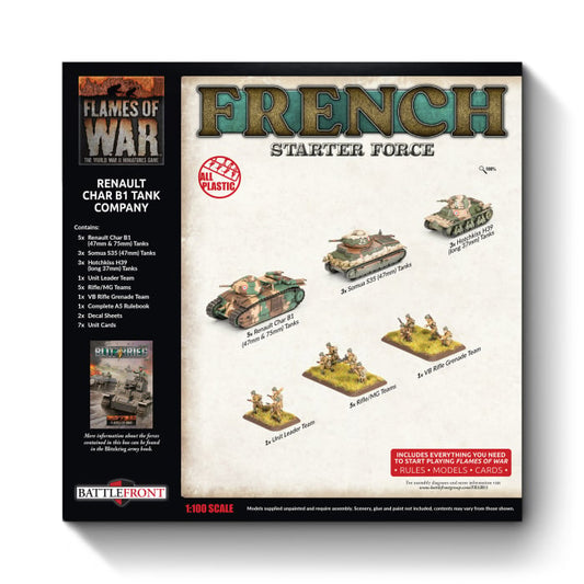 French Char B1 bis Combat Company