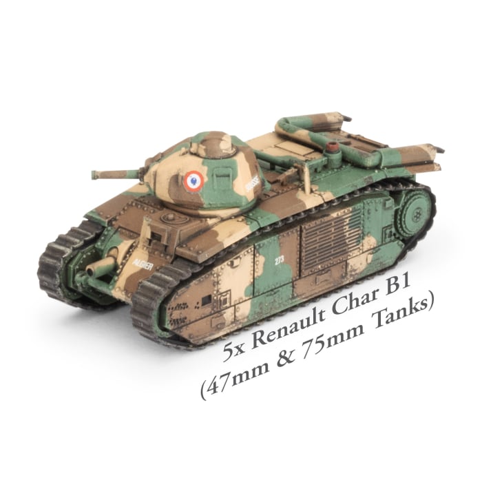 French Char B1 bis Combat Company