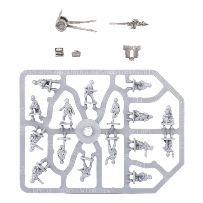 Hotchkiss 25mm Anti-tank Platoon (x4 guns)
