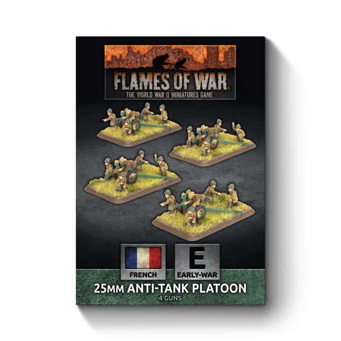 Hotchkiss 25mm Anti-tank Platoon (x4 guns)