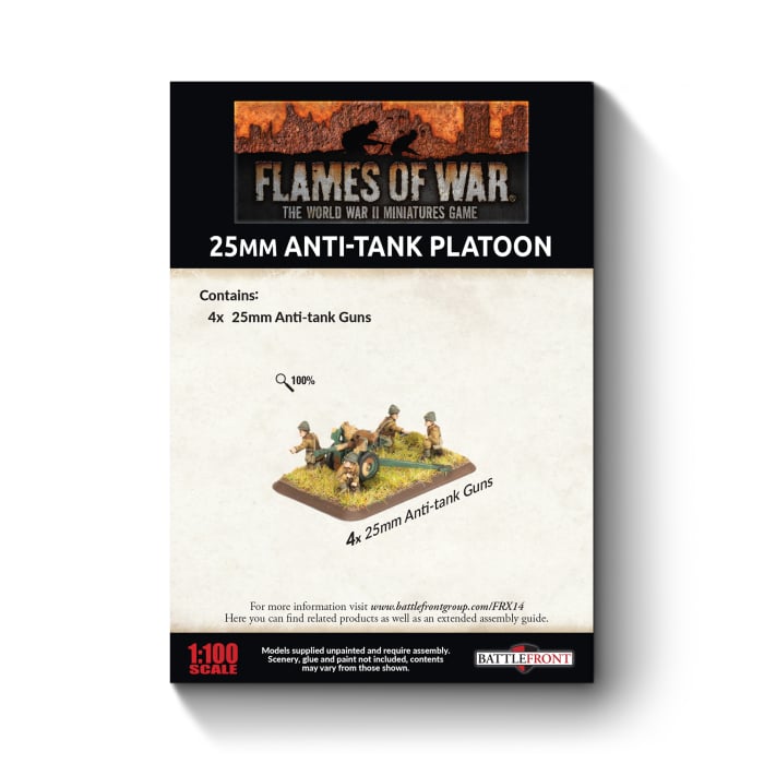 Hotchkiss 25mm Anti-tank Platoon (x4 guns)