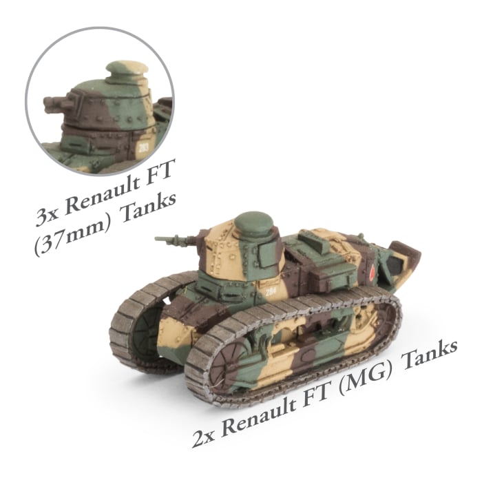 Renault FT Tank Platoon (x5)
