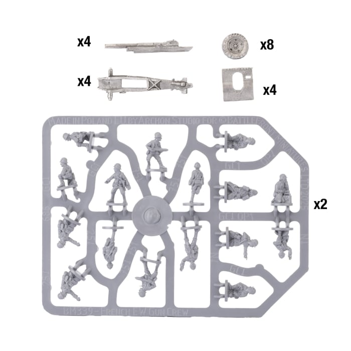 105mm Artillery Battery (x4 guns)