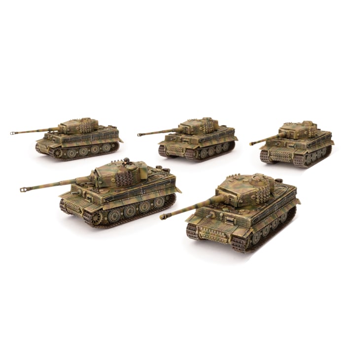 Tiger Heavy Tank Platoon (Late War x5 Tanks Plastic)