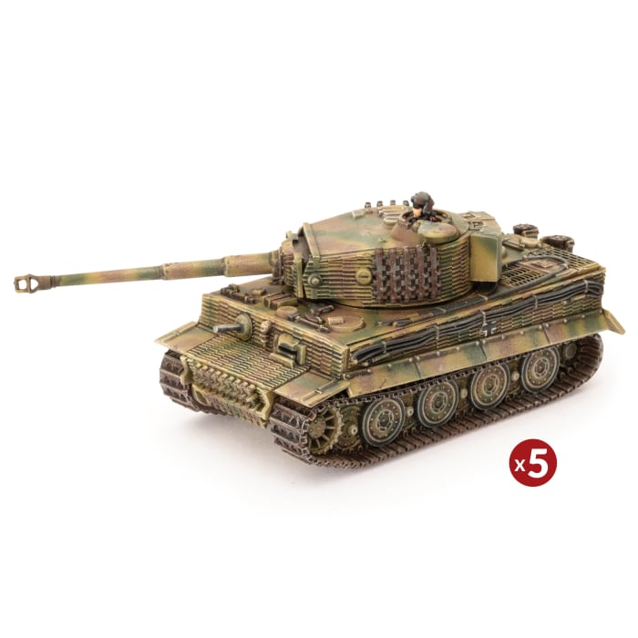Tiger Heavy Tank Platoon (Late War x5 Tanks Plastic)