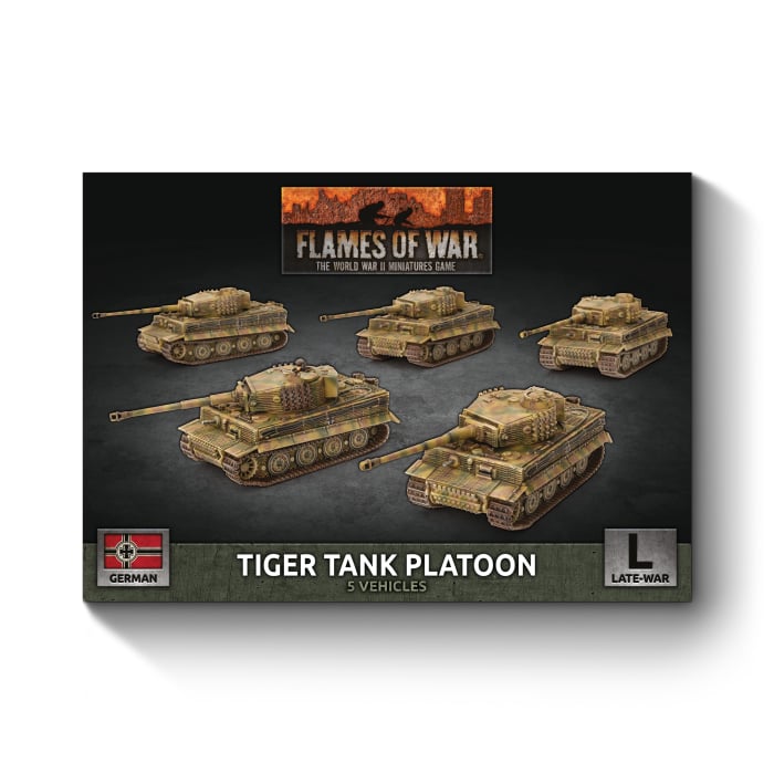 Tiger Heavy Tank Platoon (Late War x5 Tanks Plastic)