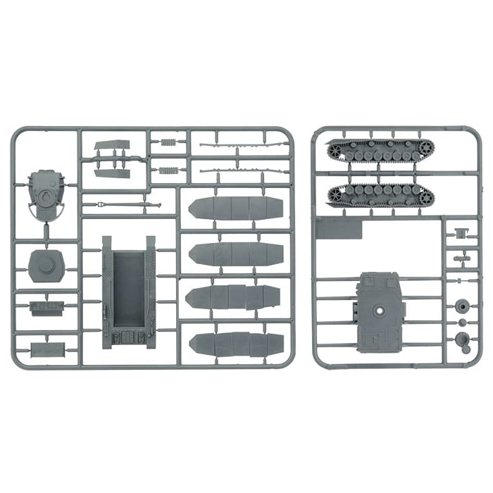 Panzer IV Tank Platoon (Late War x5 Tanks Plastic)