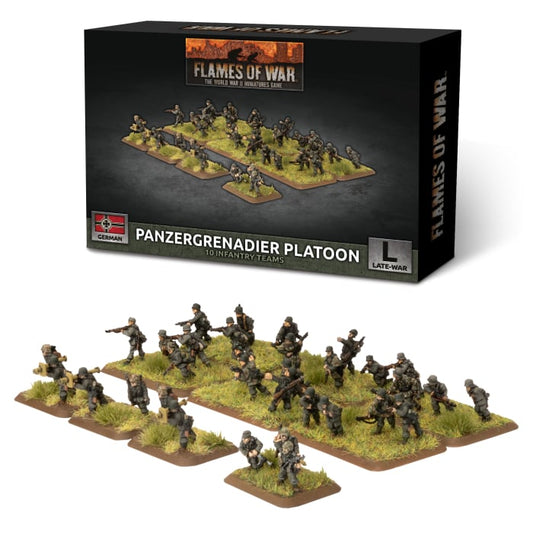 Panzergrenadier Platoon (Late War x33 Figures Plastic)