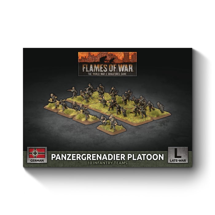 Panzergrenadier Platoon (Late War x33 Figures Plastic)
