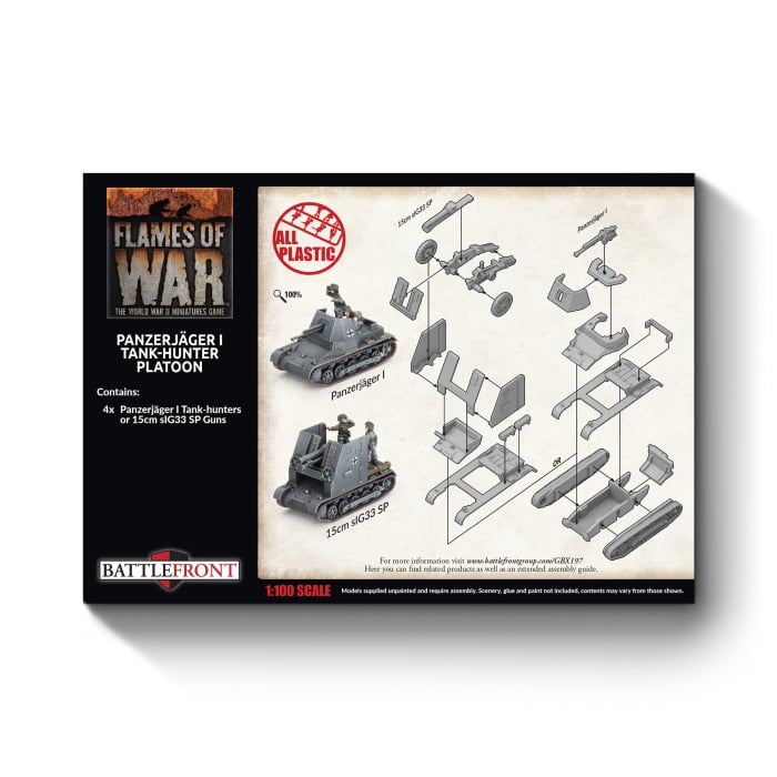 Panzerjager I Anti-tank Platoon (x4 Plastic)
