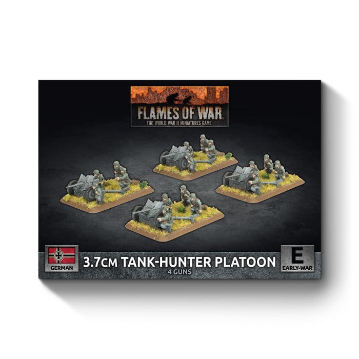 3.7cm Tank Hunter Platoon (Early) (x4 guns Plastic)