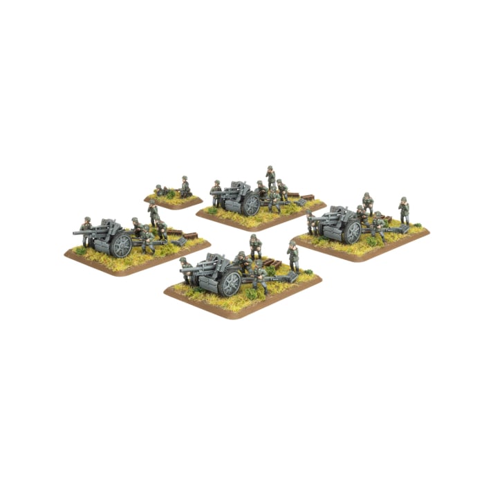 10.5cm Artillery Battery (Early) (x4 guns Plastic)