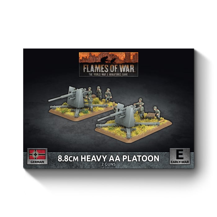 8.8cm Heavy AA Platoon (Early) (x2 guns Plastic)
