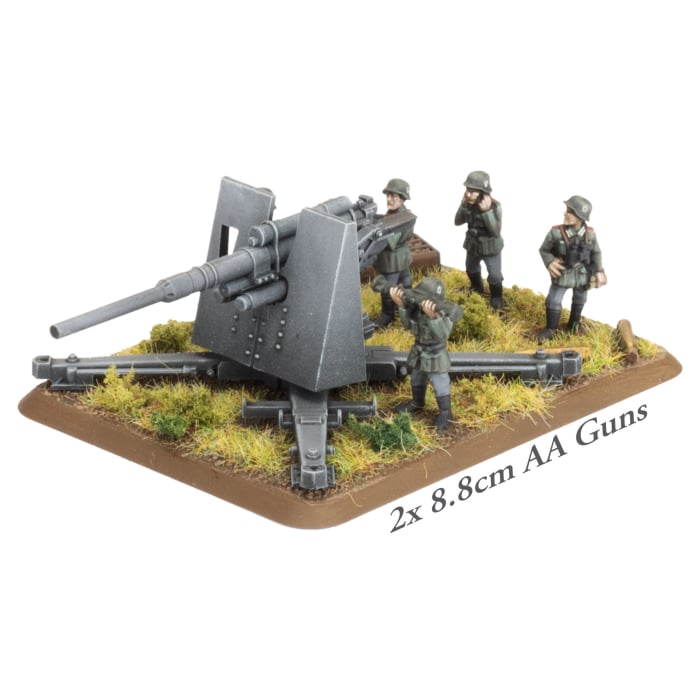 8.8cm Heavy AA Platoon (Early) (x2 guns Plastic)