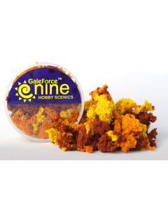 Hobby Round: Autumn 3 Color Clump Foliage Mix