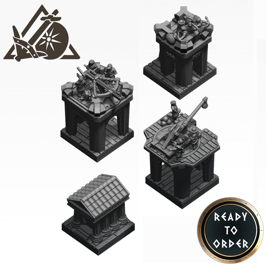 Thalassa Hellenic Built-in Towers set