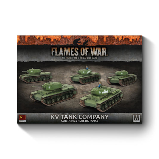 KV Tank Company (Mid War x5 Tanks Plastic), x5 KV-1/1s/8 tanks