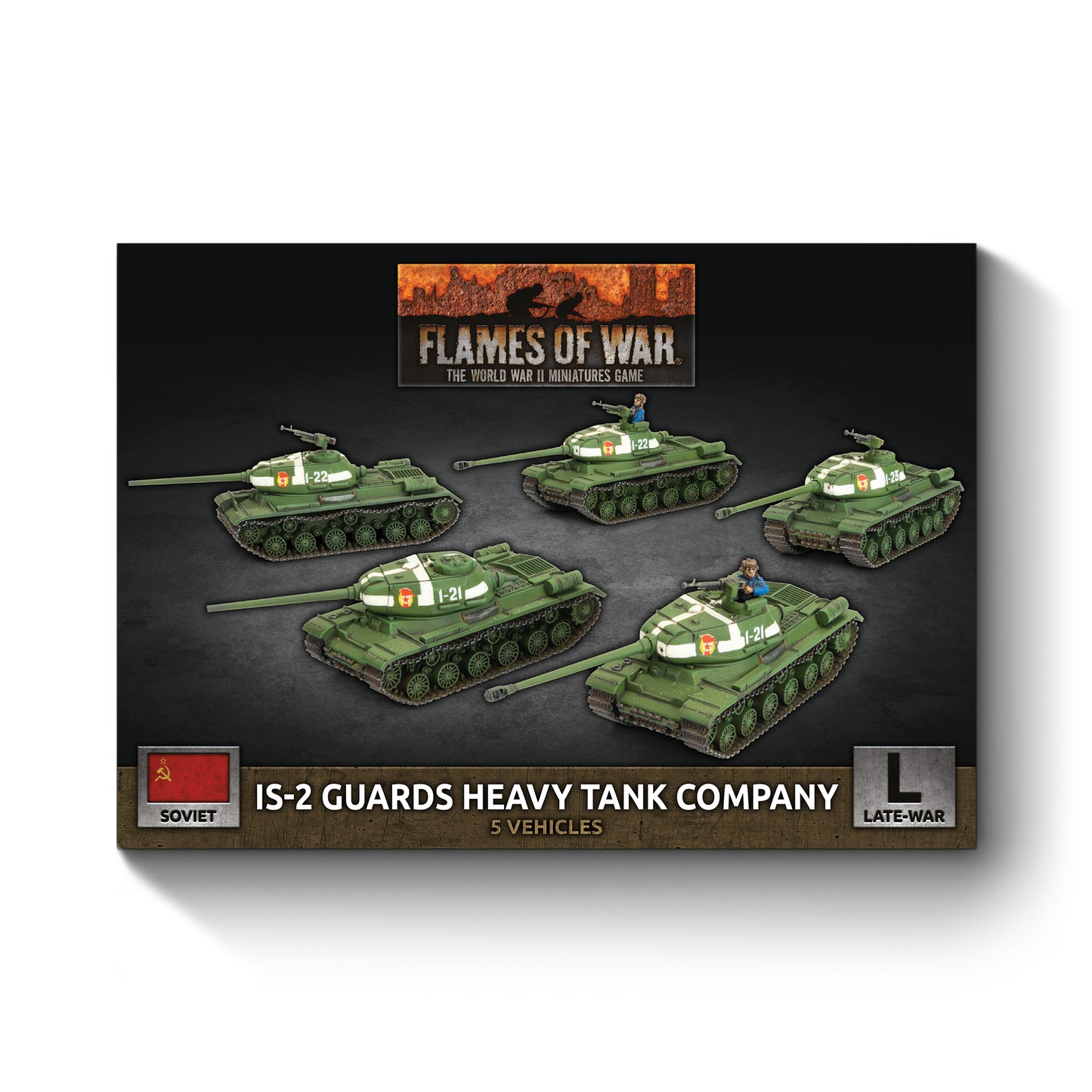 IS-2 Guards Heavy Tank Company (Late War x5 Tanks Plastic)