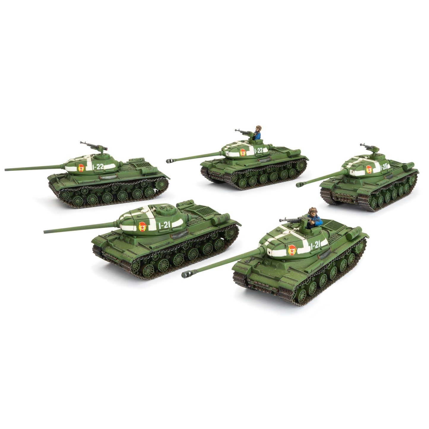 IS-2 Guards Heavy Tank Company (Late War x5 Tanks Plastic)