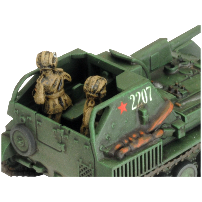 SU-76 Light SP Battery (Late War x5 Tanks Plastic)