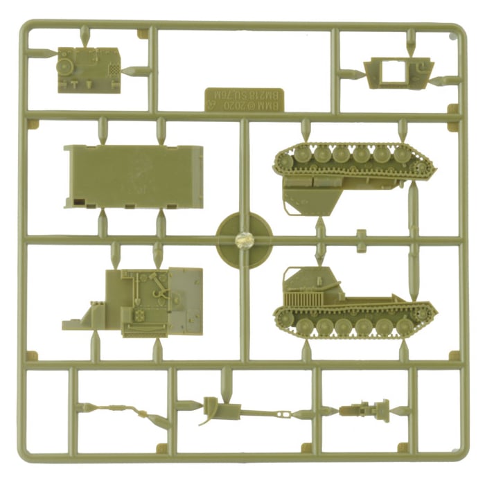 SU-76 Light SP Battery (Late War x5 Tanks Plastic)